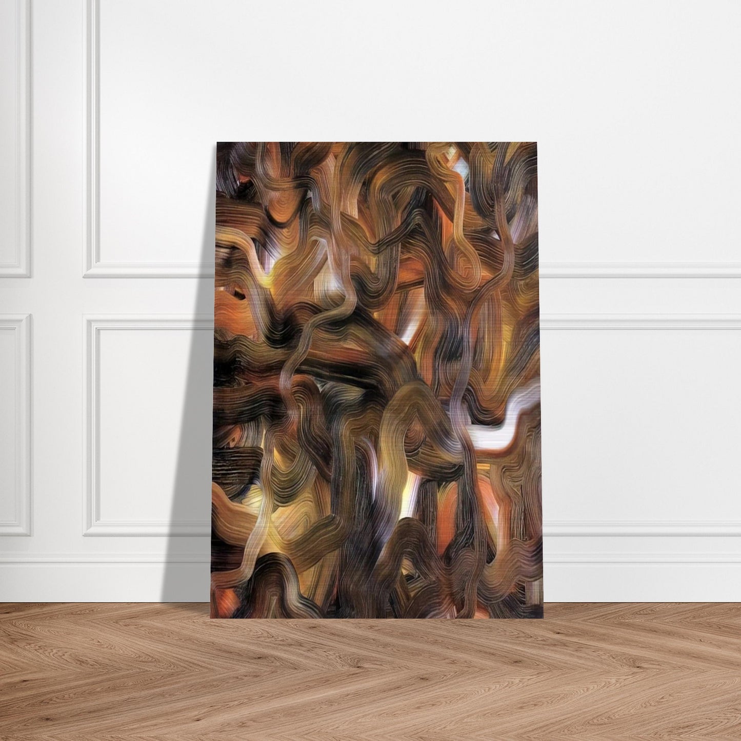 RED BLUE YELLOW - Gerhard Richter Brushed Aluminum Print - 70x100 cm / 28x40 inches | Gerhard Richter Aluminum Print | Gerhard Richter Prints