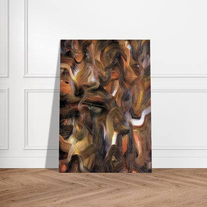 RED BLUE YELLOW - Gerhard Richter Brushed Aluminum Print - 70x100 cm / 28x40 inches | Gerhard Richter Aluminum Print | Gerhard Richter Prints