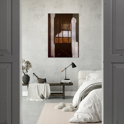 Villa des Camélias - 1932 - Maria Helena Vieira da Silva Brushed Aluminum Print - 70x100 cm / 28x40 inches | Maria Helena Vieira da Silva Aluminum Print | Maria Helena Vieira da Silva Prints
