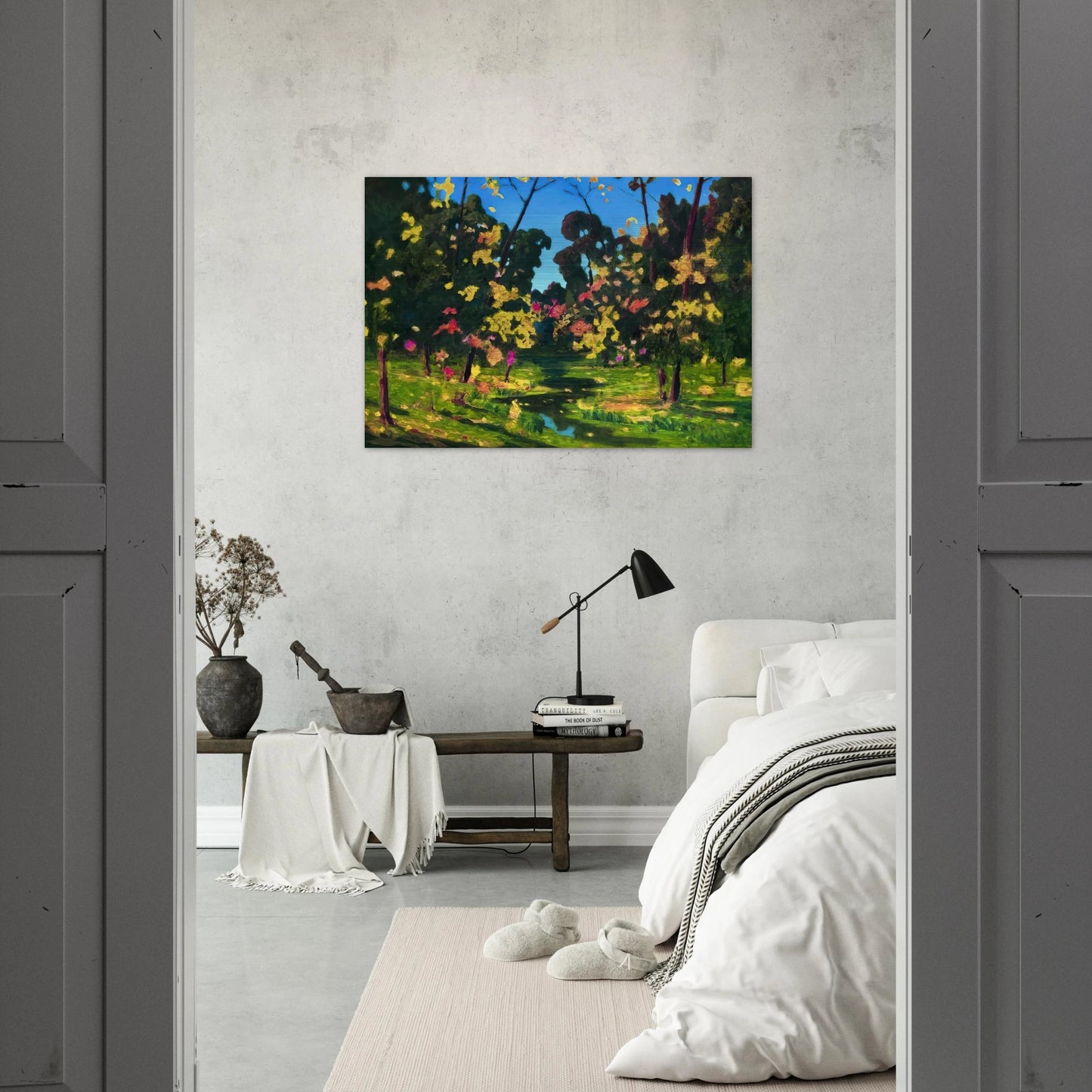 Autumn - Arkhyp Kuindzhi Brushed Aluminum Print - 70x100 cm / 28x40 inches | Arkhyp Kuindzhi Aluminum Print | Arkhyp Kuindzhi Prints