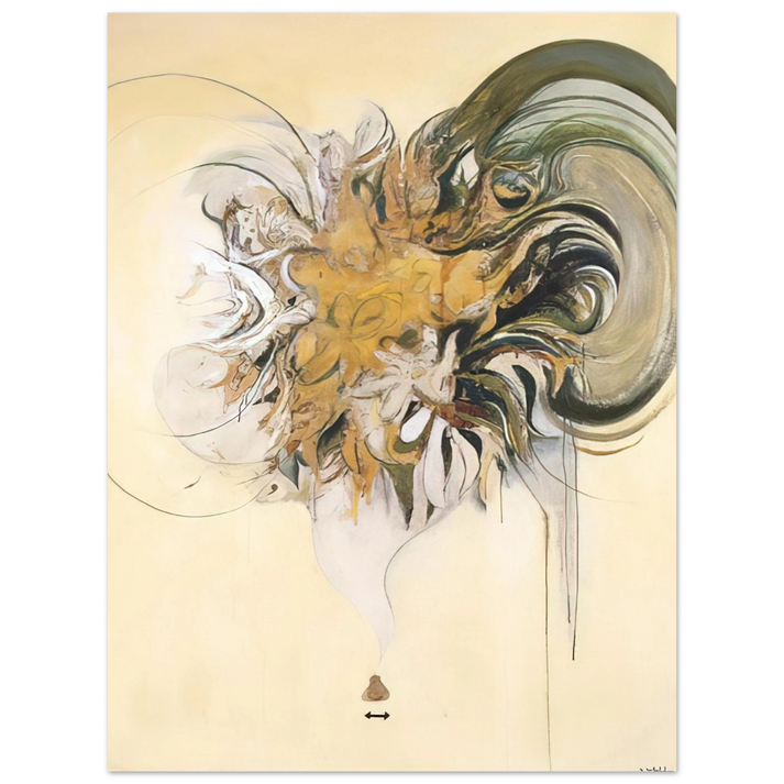 Brett Whiteley - Listening to Nature - 1964  75x100 cm / 30x40inches Fine Art Poster