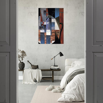 THE SIPHON 1913 - Juan Gris Brushed Aluminum Print - 70x100 cm / 28x40 inches | Juan Gris Aluminum Print | Juan Gris Prints