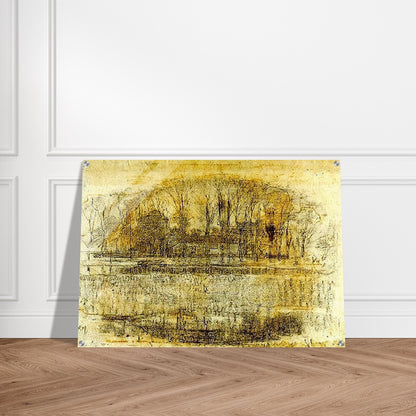 Geinrust Farm, Compositional Study - Piet Mondrian Acrylic Print - 70x100 cm / 28x40″ inches | Piet Mondrian Wall Art | Piet Mondrian Prints