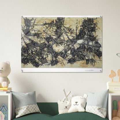 Constructions chimériques - Jean-Paul Riopelle Acrylic Print - 70x100 cm / 28x40″ inches