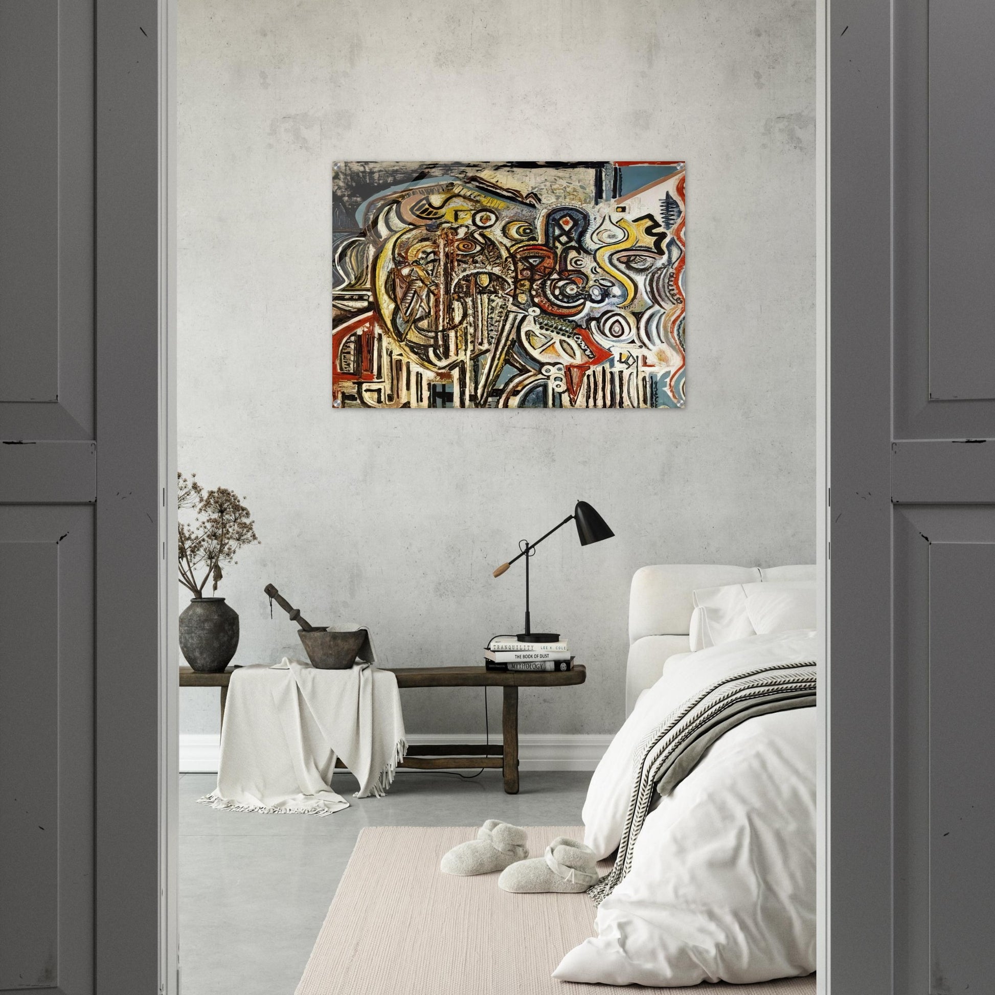 Portrait of Pegeen - Richard Pousette-Dart Acrylic Print - 70x100 cm / 28x40″ inches