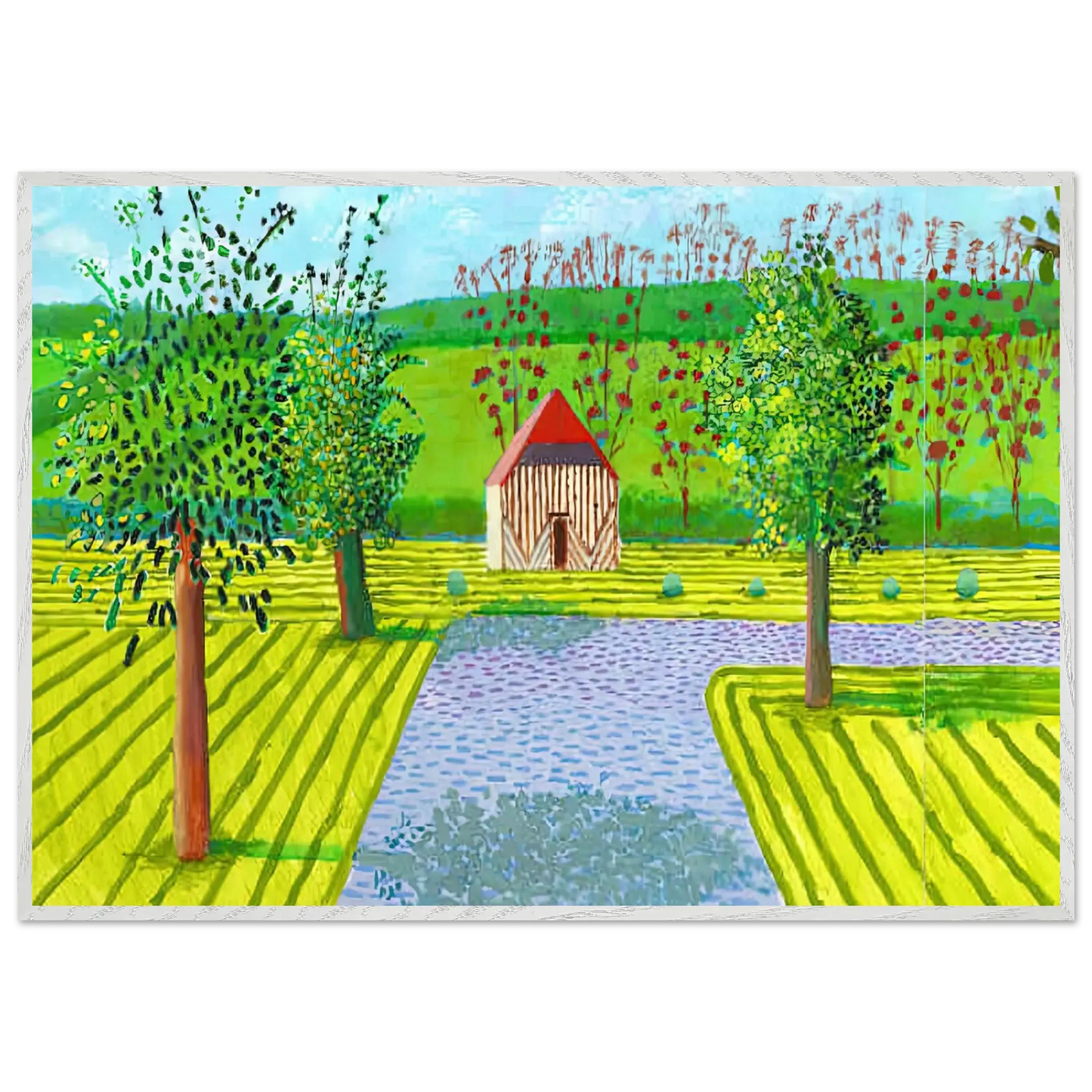 David Hockney - David Hockney Wall art - 28x43  cm / XL (11x17 Inches) - Fine Art Poster - -