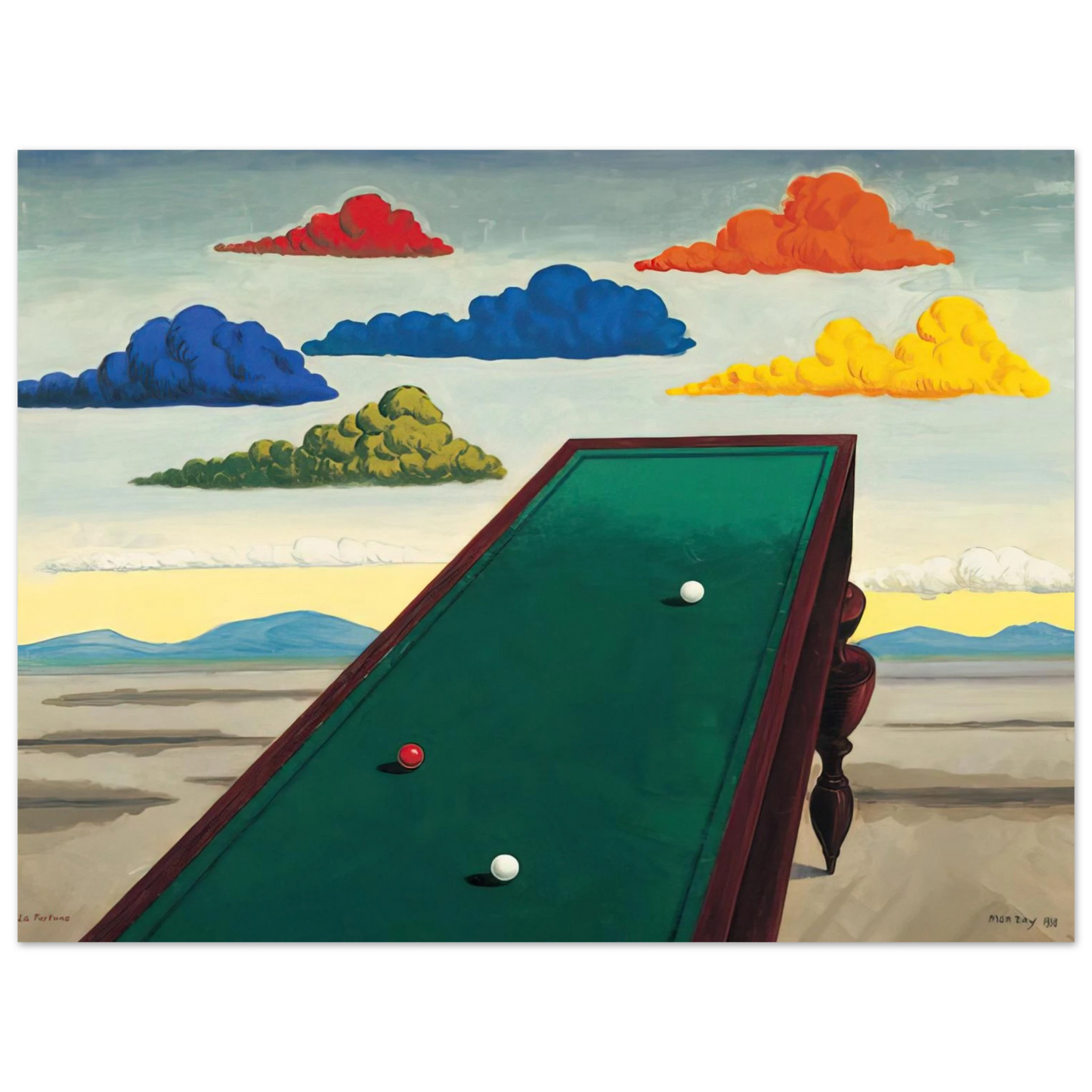 Man Ray - LA FORTUNE  75x100 cm / 30x40inches Fine Art Poster