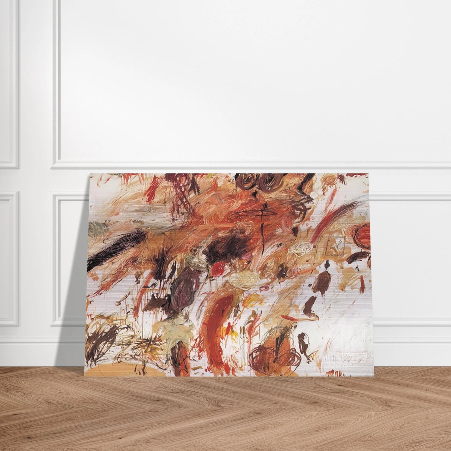 Ferragosto V - Cy Twombly Brushed Aluminum Print - 70x100 cm / 28x40 inches | Cy Twombly Aluminum Print | Cy Twombly Prints