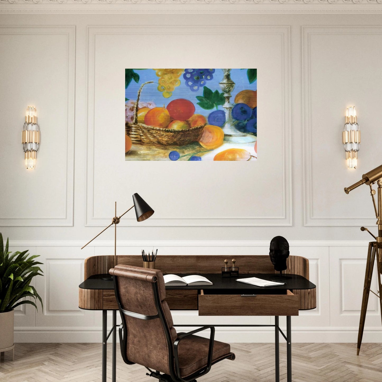 Still Life - Tarsila do Amaral Brushed Aluminum Print - 70x100 cm / 28x40 inches | Tarsila do Amaral Aluminum Print | Tarsila do Amaral Prints