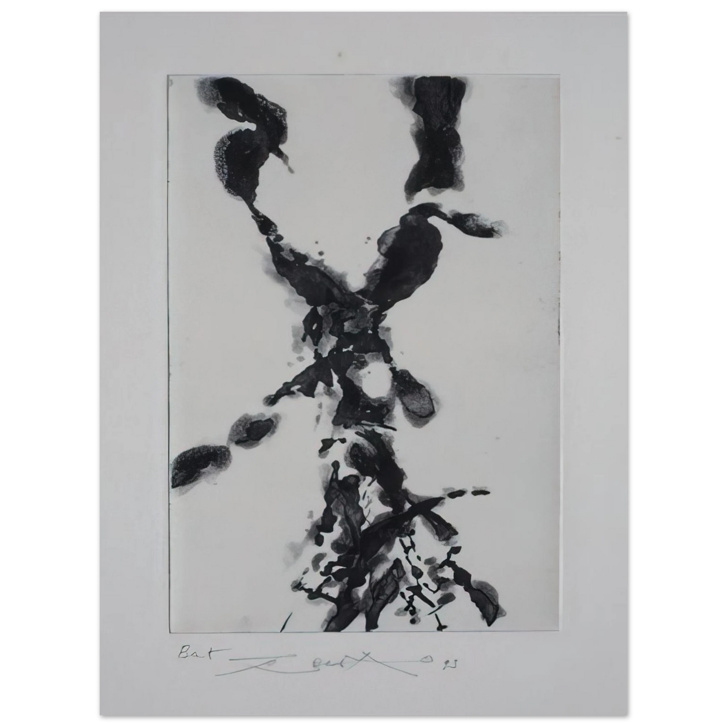 Zao Wou-Ki - TO STOP THE CRY 1994  75x100 cm / 30x40inches Fine Art Poster