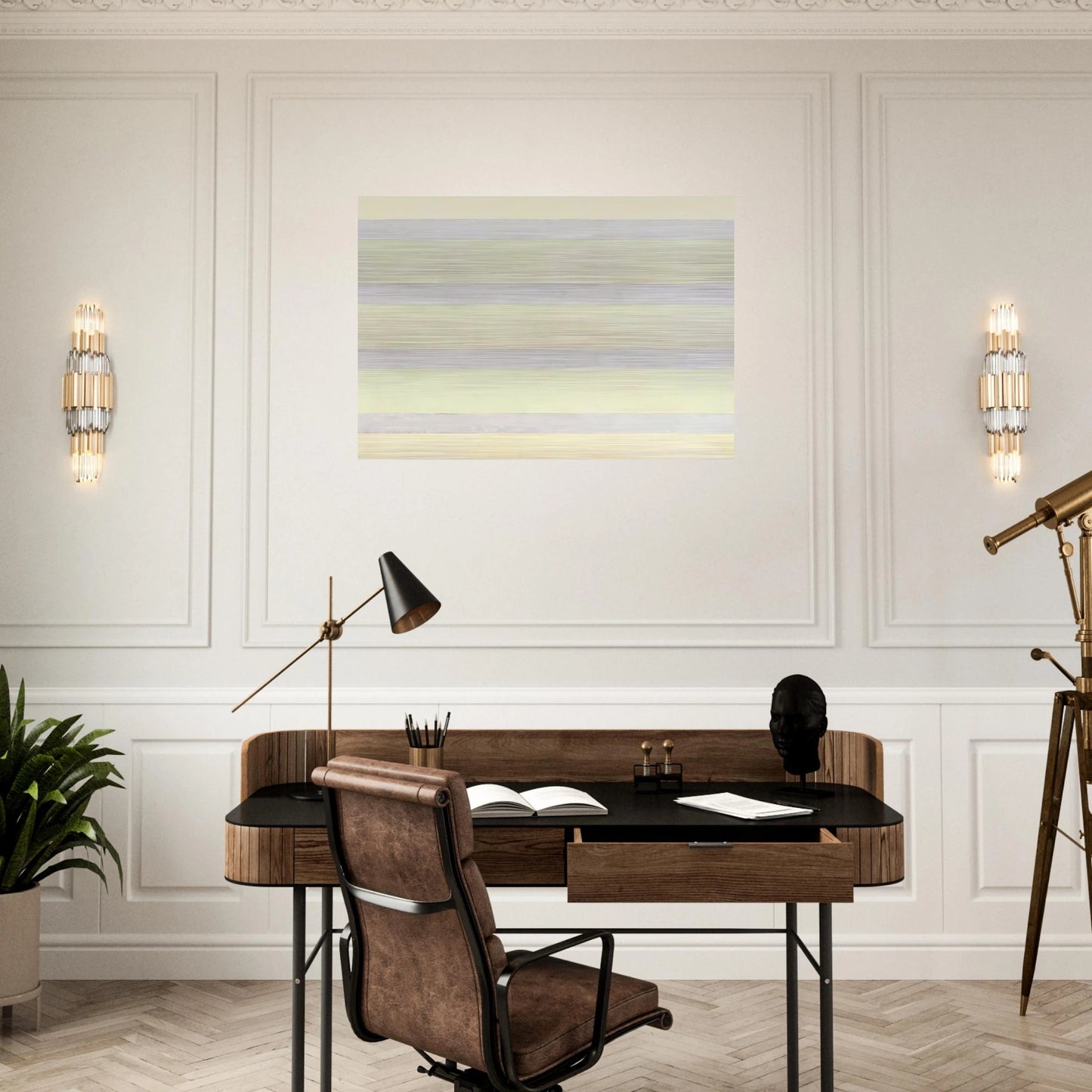 Untitled #11 - Agnes Martin Brushed Aluminum Print - 70x100 cm / 28x40 inches | Agnes Martin Aluminum Print | Agnes Martin Prints