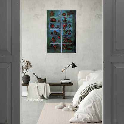 STOREYS 1929 - Wassily Kandinsky Brushed Aluminum Print - 70x100 cm / 28x40 inches | Wassily Kandinsky Aluminum Print | Wassily Kandinsky Prints