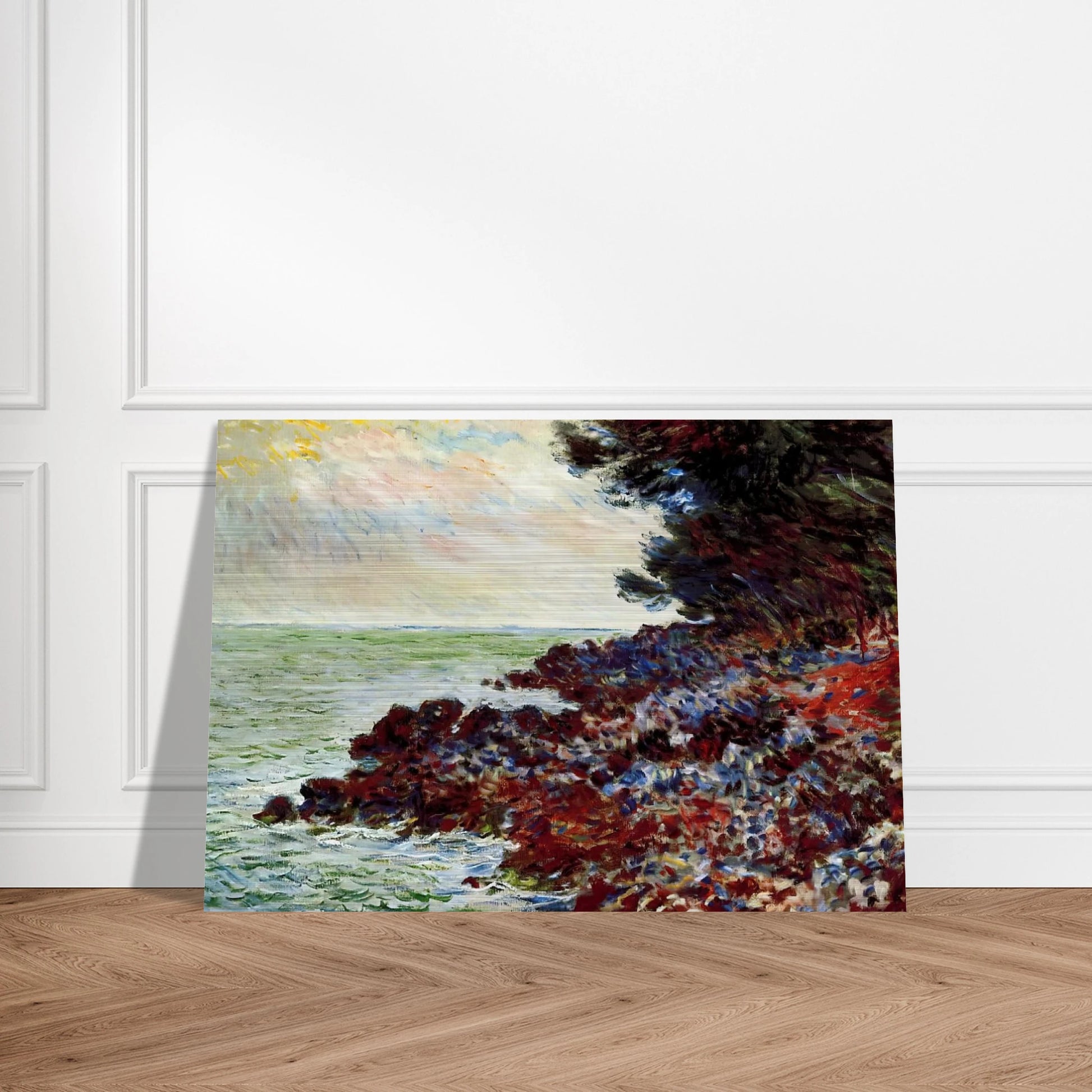 Cap Martin 3 - claude monet Brushed Aluminum Print - 70x100 cm / 28x40 inches | claude monet Aluminum Print | claude monet Prints