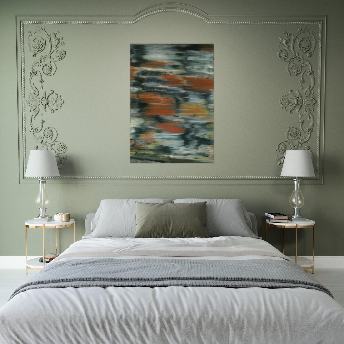 TOWNSCAPE PX 1968 - Gerhard Richter Brushed Aluminum Print - 70x100 cm / 28x40 inches | Gerhard Richter Aluminum Print | Gerhard Richter Prints