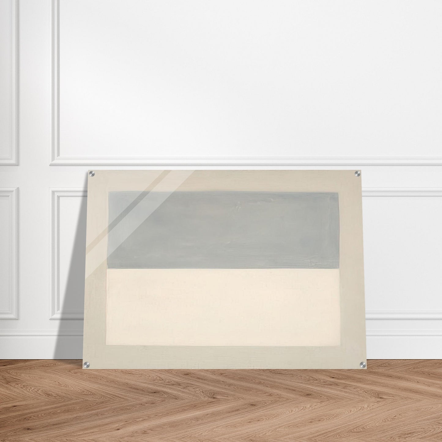 Rain  Study  - Agnes Martin Acrylic Print - 70x100 cm / 28x40″ inches