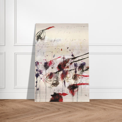 Quattro stagioni I. Autunno - Cy Twombly Brushed Aluminum Print - 70x100 cm / 28x40 inches | Cy Twombly Aluminum Print | Cy Twombly Prints