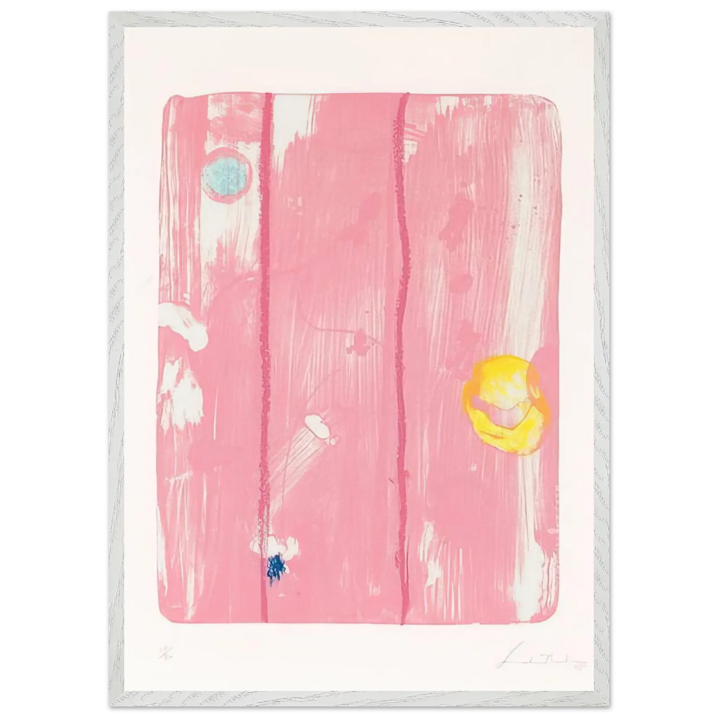 Helen Frankenthaler - Reflections VIII - 1995 Wall art - A3 (29.7 x 42  cm) - Fine Art Poster - -