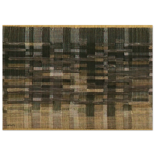 TAPESTRY 1948 - Anni Albers Brushed Aluminum Print - 70x100 cm / 28x40 inches | Anni Albers Aluminum Print | Anni Albers Prints