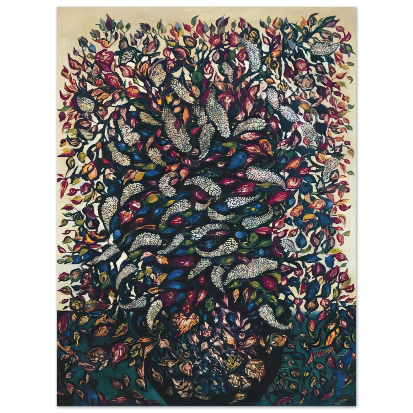 Seraphine Louis - Fleurs et fruits - 1920  75x100 cm / 30x40inches Fine Art Poster