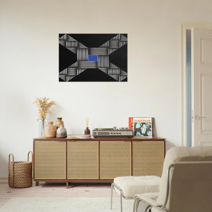 O.V.N.I. - 1967 - Omar Rayo Brushed Aluminum Print - 70x100 cm / 28x40 inches | Omar Rayo Aluminum Print | Omar Rayo Prints