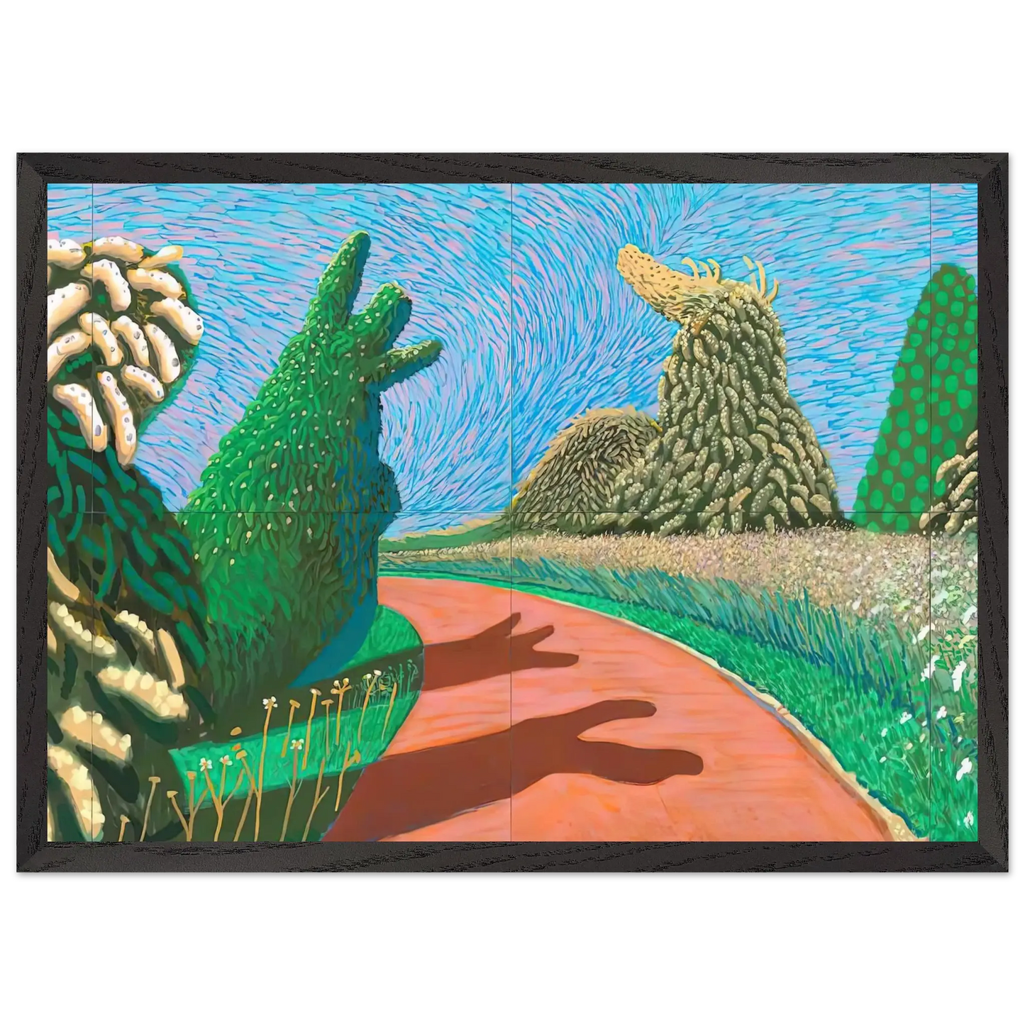 David Hockney - David Hockney Wall art - 21x29.7 cm / 8x12" - Fine Art Poster - -
