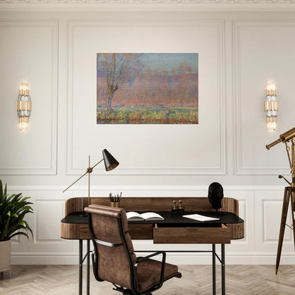 The Willows - claude monet Brushed Aluminum Print - 70x100 cm / 28x40 inches | claude monet Aluminum Print | claude monet Prints