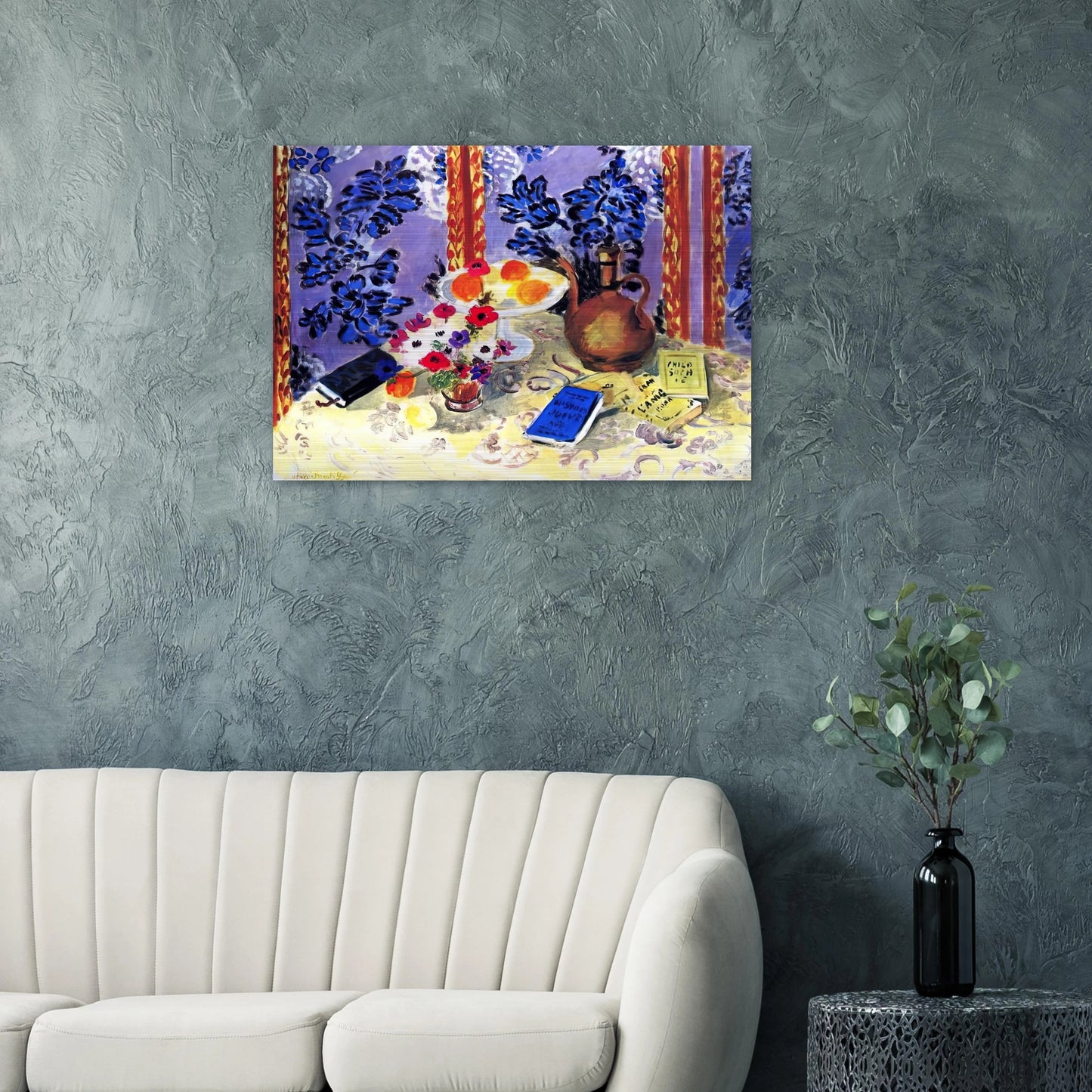 STILL LIFE HISTOIRES JUIVES 1924 - Henri Matisse Brushed Aluminum Print - 70x100 cm / 28x40 inches | Henri Matisse Aluminum Print | Henri Matisse Prints