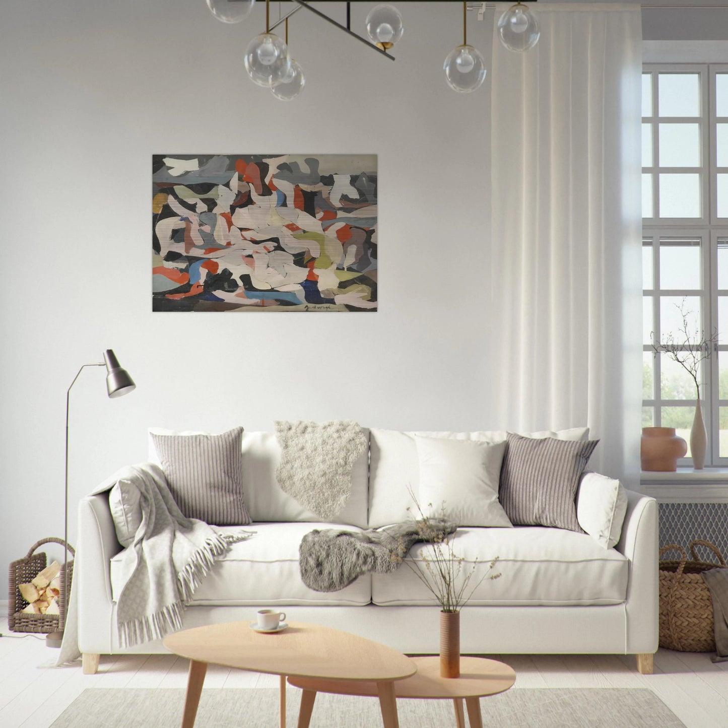 Untitled - Abstract Expressionism - Robert Goodnough Brushed Aluminum Print - 70x100 cm / 28x40 inches | Robert Goodnough Aluminum Print | Robert Goodnough Prints