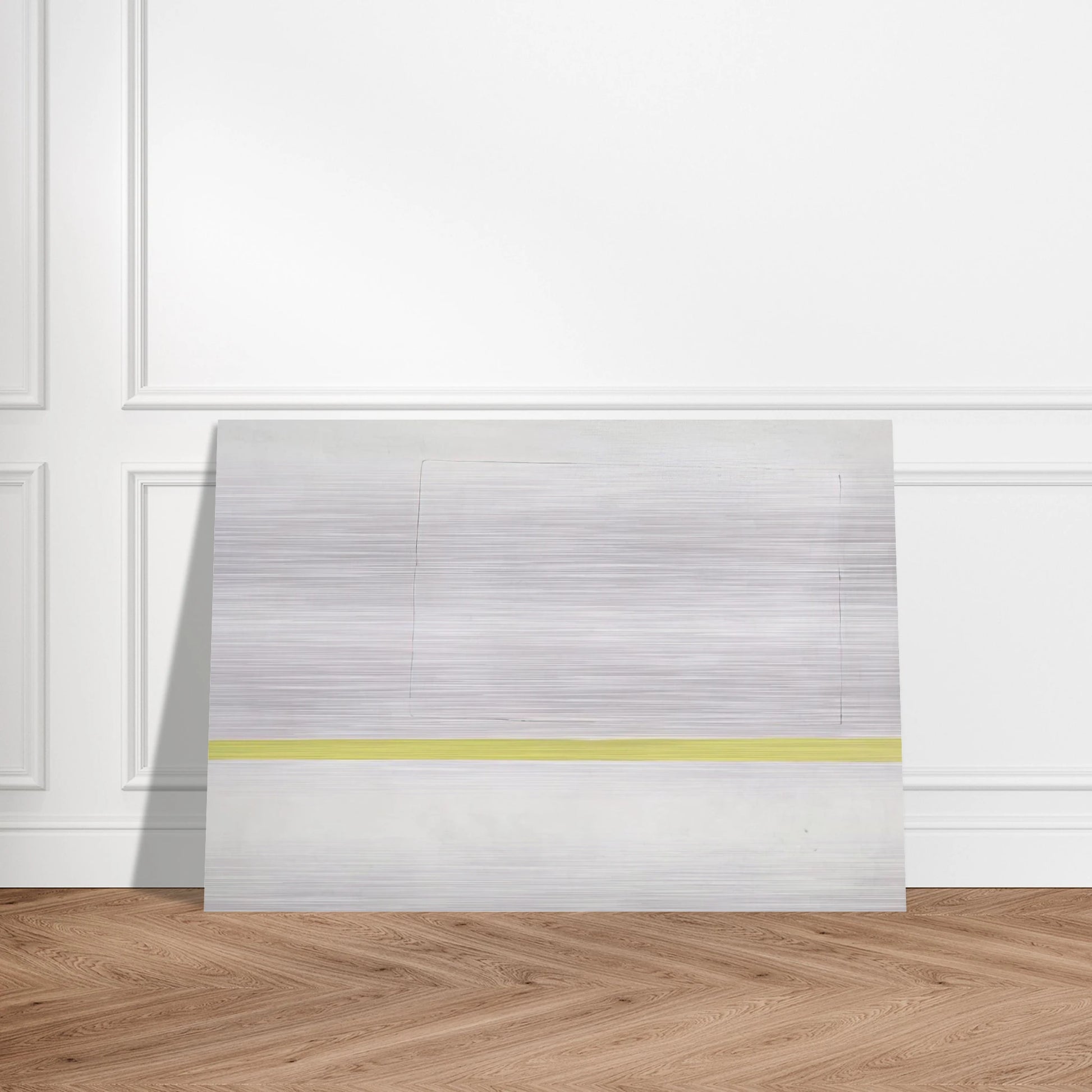 White Sun-Box - 1966 - Theodoros Stamos Brushed Aluminum Print - 70x100 cm / 28x40 inches | Theodoros Stamos Aluminum Print | Theodoros Stamos Prints