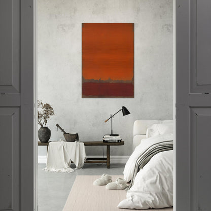 Ochre and Red on Red - 1962 - Mark Rothko Brushed Aluminum Print - 70x100 cm / 28x40 inches | Mark Rothko Aluminum Print | Mark Rothko Prints
