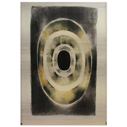 SIXTH STONE III 1964 - Lee Bontecou Brushed Aluminum Print - 70x100 cm / 28x40 inches | Lee Bontecou Aluminum Print | Lee Bontecou Prints