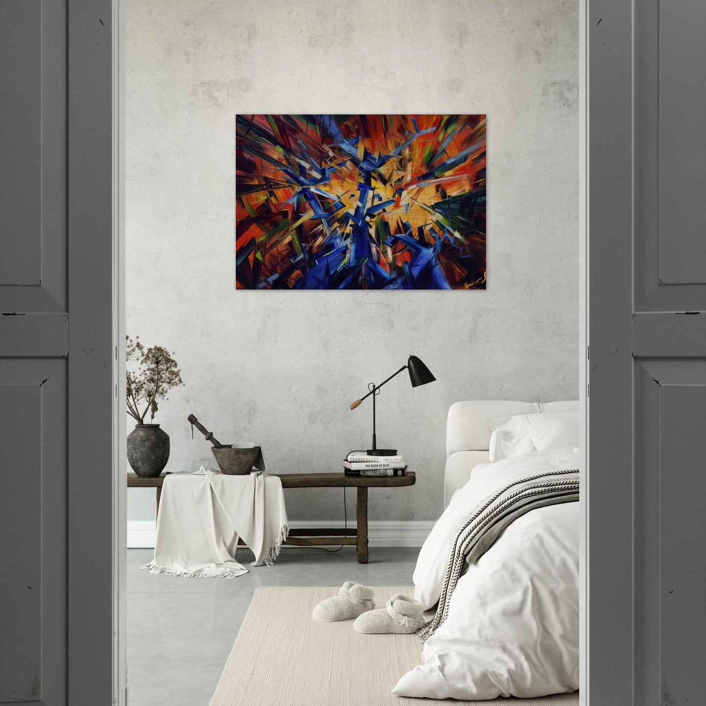 Untitled - 1966 - Konrad Zuse Brushed Aluminum Print - 70x100 cm / 28x40 inches | Konrad Zuse Aluminum Print | Konrad Zuse Prints