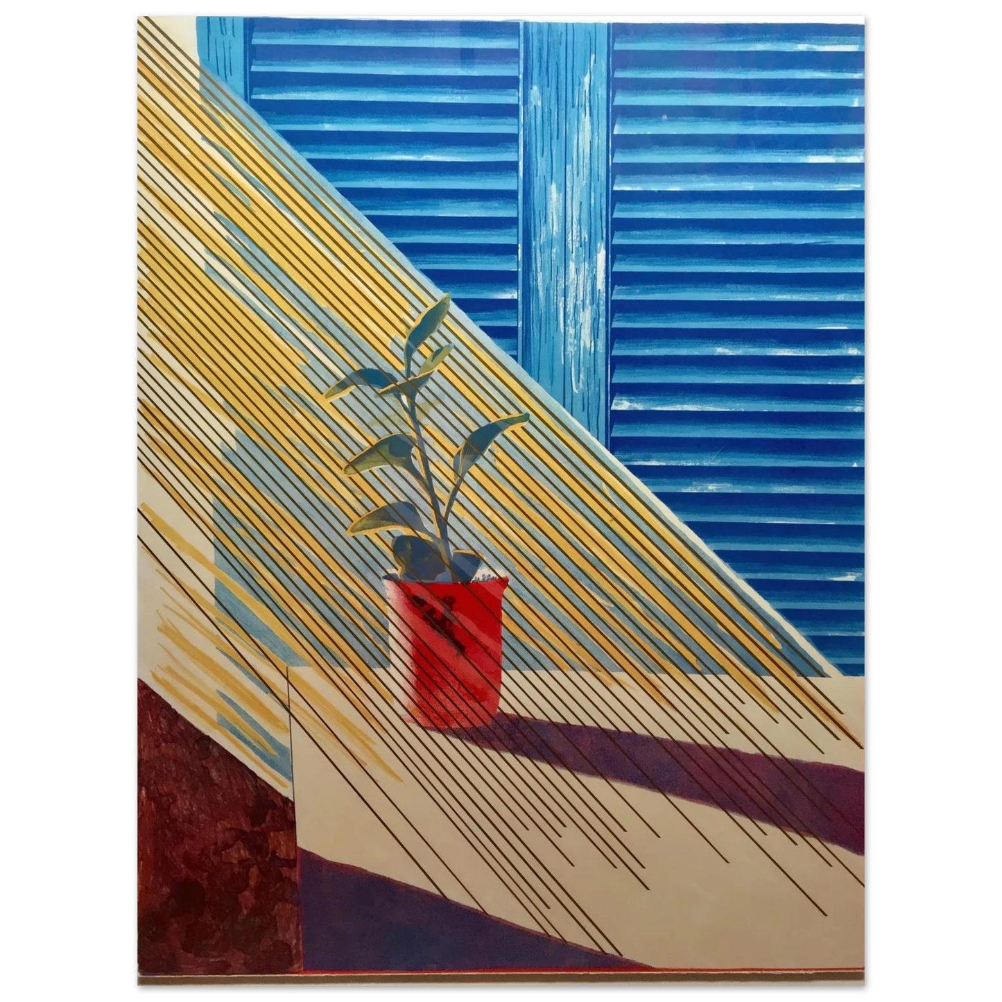 David Hockney - David Hockney Wall art - 13x18 cm / 5x7 inches - Fine Art Poster - -