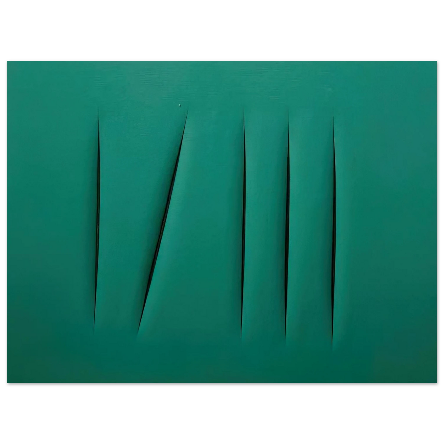 Lucio Fontana - Concept Spatial  75x100 cm / 30x40inches Fine Art Poster