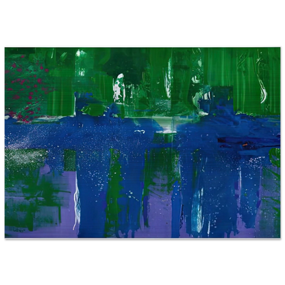 Grotto, 1990- - Helen Frankenthaler Brushed Aluminum Print - 70x100 cm / 28x40 inches | Helen Frankenthaler Aluminum Print | Helen Frankenthaler Prints