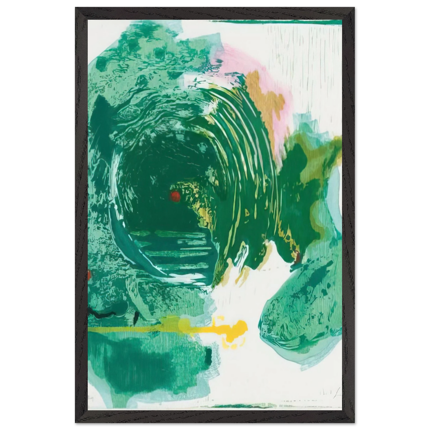 Helen Frankenthaler - Radius - 1993 Wall art - 28x43  cm / XL (11x17 inches) - Fine Art Poster-canvas - -