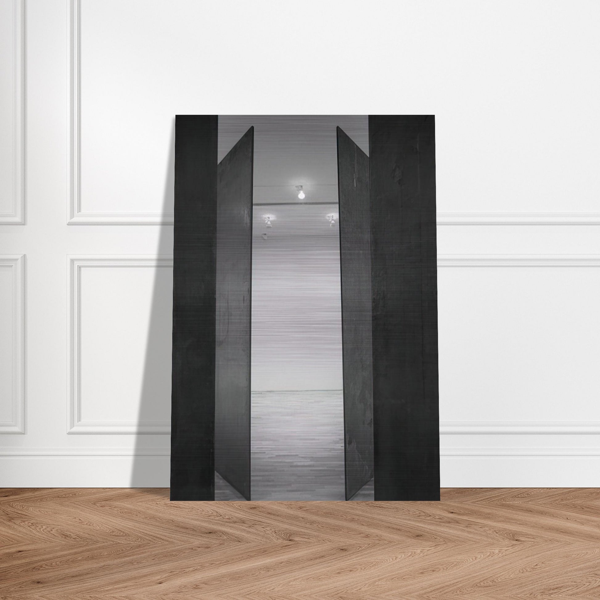 CIRCUIT II 1972 - Richard Serra Brushed Aluminum Print - 70x100 cm / 28x40 inches | Richard Serra Aluminum Print | Richard Serra Prints