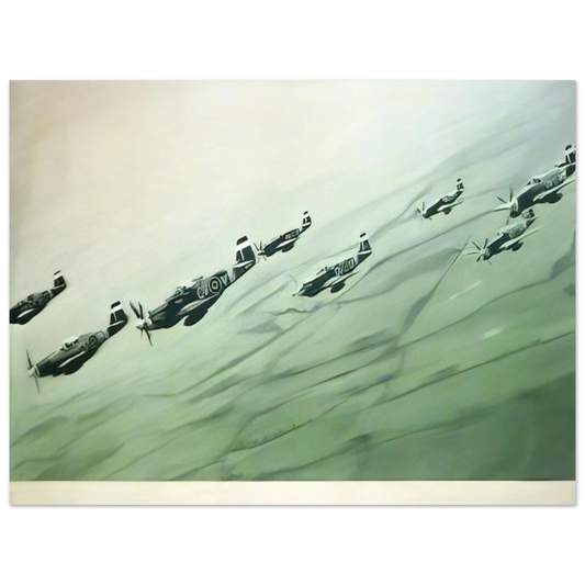 Gerhard Richter - MUSTANG STAFFEL 1964  75x100 cm / 30x40inches Fine Art Poster