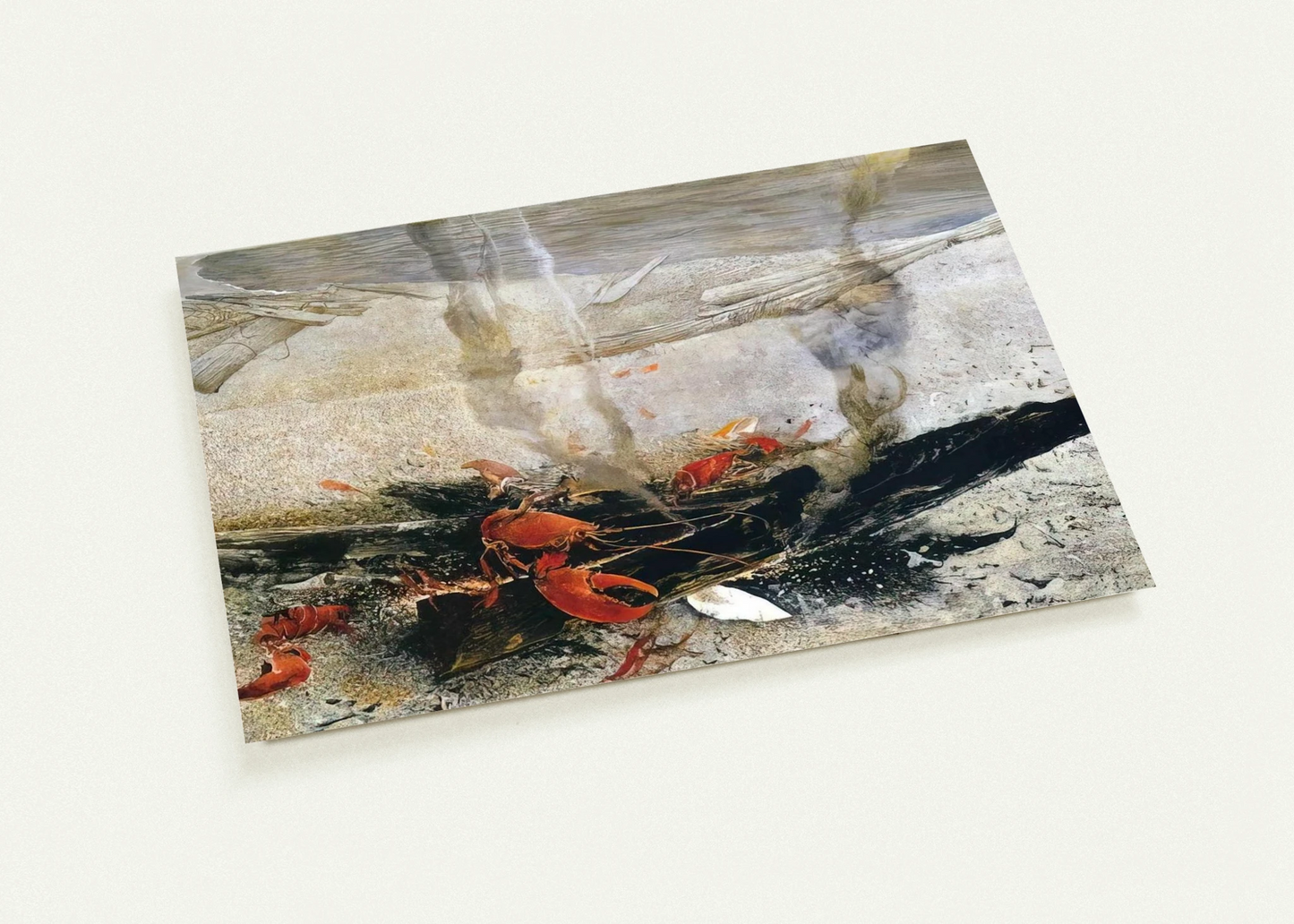EMBERS 2000 By Andrew Wyeth Pack of 10 Post Cards | Andrew Wyeth Post Cards | A6 (10.5 x 14.8 cm) - 4.1 x 5.8 inches