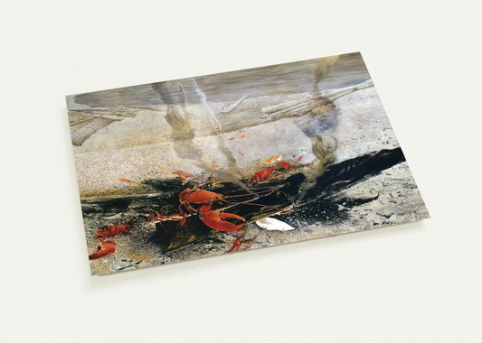 EMBERS 2000 By Andrew Wyeth Pack of 10 Post Cards | Andrew Wyeth Post Cards | A6 (10.5 x 14.8 cm) - 4.1 x 5.8 inches