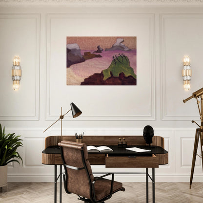 Oregon Coast - 1947 - Milton Avery Brushed Aluminum Print - 70x100 cm / 28x40 inches | Milton Avery Aluminum Print | Milton Avery Prints