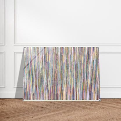 Monet's Garden - 1980 - Gene Davis Acrylic Print - 70x100 cm / 28x40″ inches