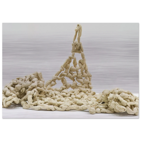 Untitled from Droguinhas - 1966 - Mira Schendel Brushed Aluminum Print - 70x100 cm / 28x40 inches | Mira Schendel Aluminum Print | Mira Schendel Prints