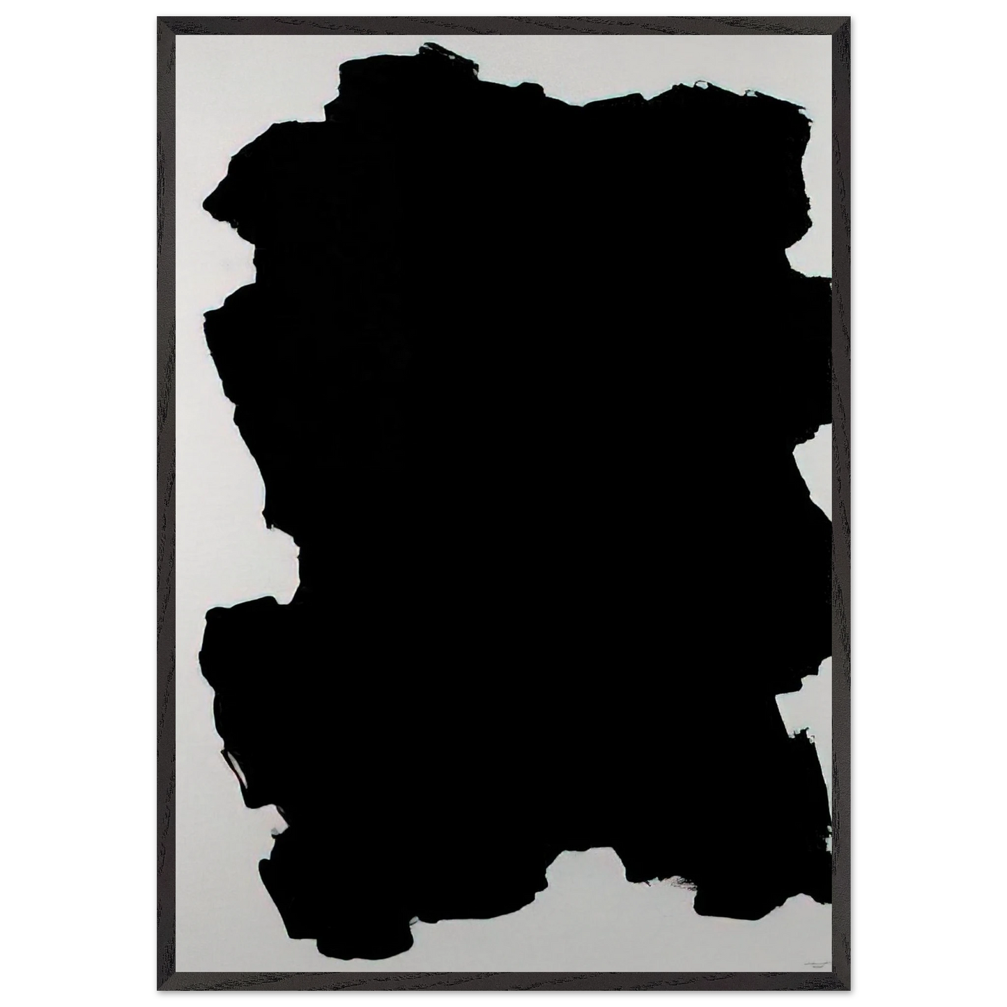 Untitled Irregular Form - Sol LeWitt 70x100 cm / 28x40 inches Framed Art Print – Black Wooden Frame