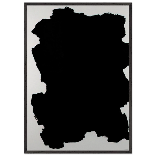 Untitled Irregular Form - Sol LeWitt 70x100 cm / 28x40 inches Framed Art Print – Black Wooden Frame