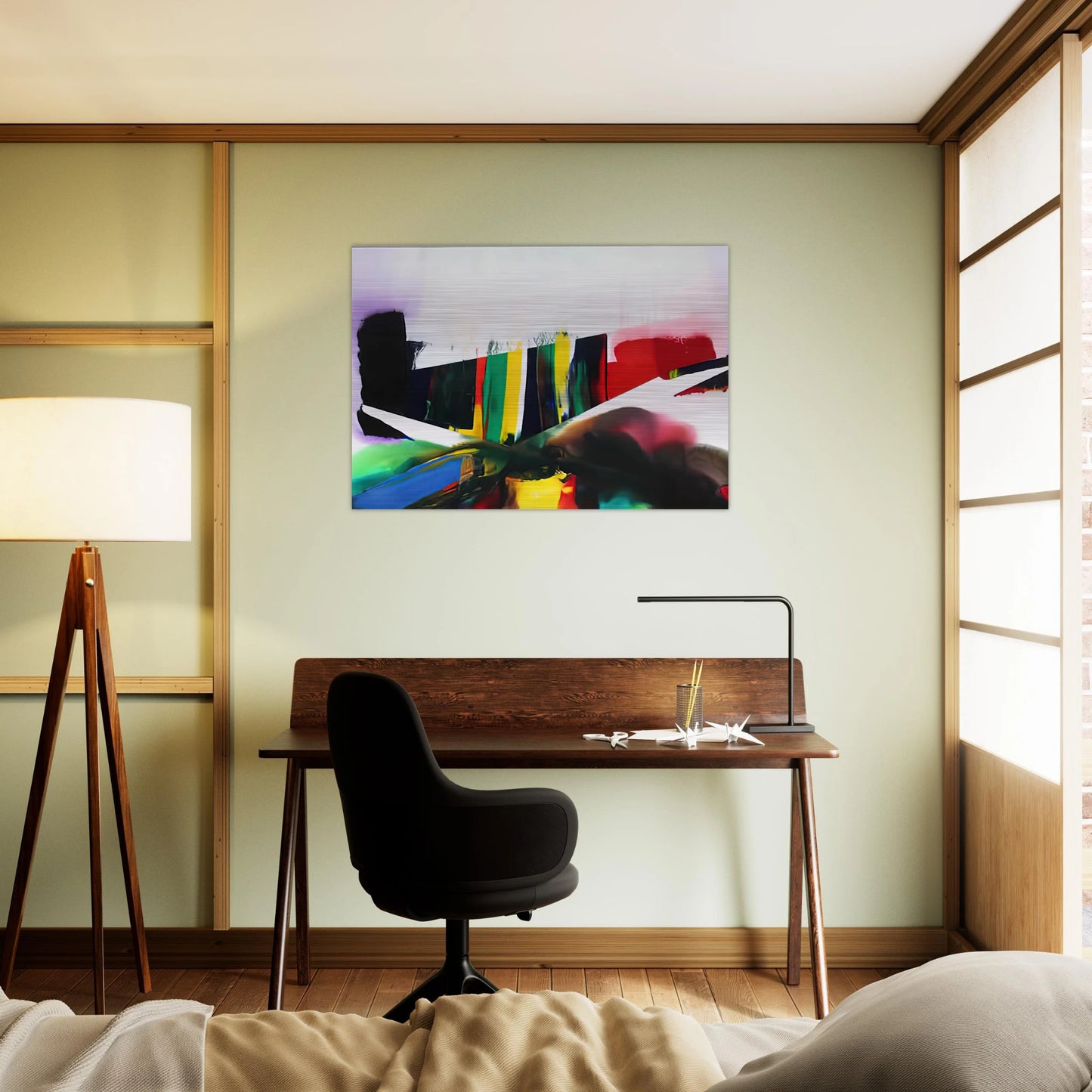 Phenomena Cave of the Prism Winds Year - Paul Jenkins Brushed Aluminum Print - 70x100 cm / 28x40 inches | Paul Jenkins Aluminum Print | Paul Jenkins Prints