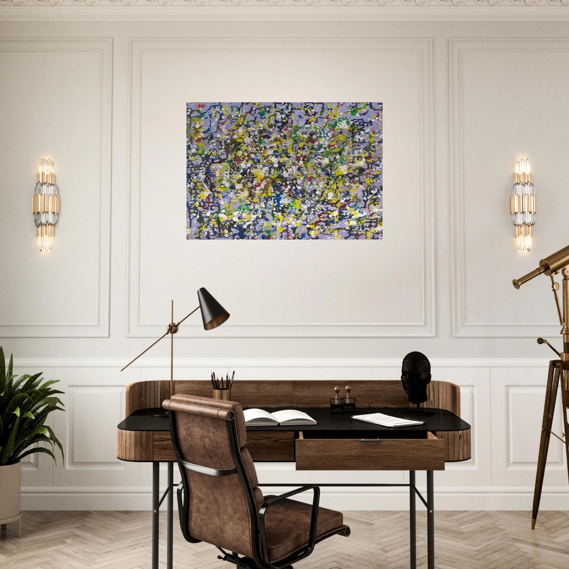 Mousse d Etoiles - Marcel Barbeau Brushed Aluminum Print - 70x100 cm / 28x40 inches | Marcel Barbeau Aluminum Print | Marcel Barbeau Prints