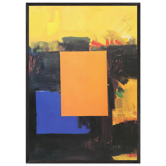Ora Pro Nobis - Hans Hofmann 70x100 cm / 28x40 inches Framed Art Print – Black Wooden Frame