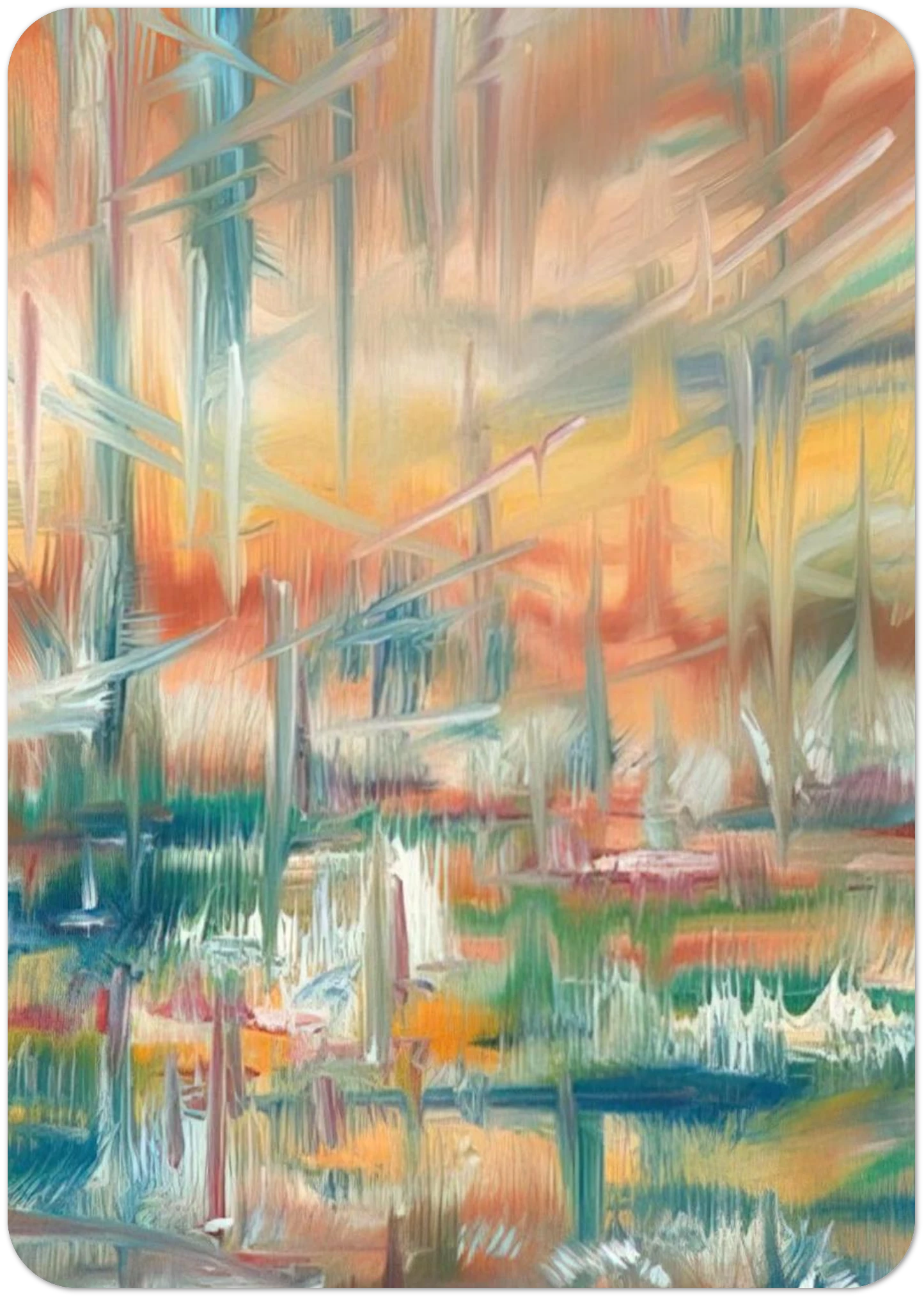 Abstract Composition By Konrad Zuse Pack of 10 Post Cards | Konrad Zuse Post Cards | A6 (10.5 x 14.8 cm) - 4.1 x 5.8 inches