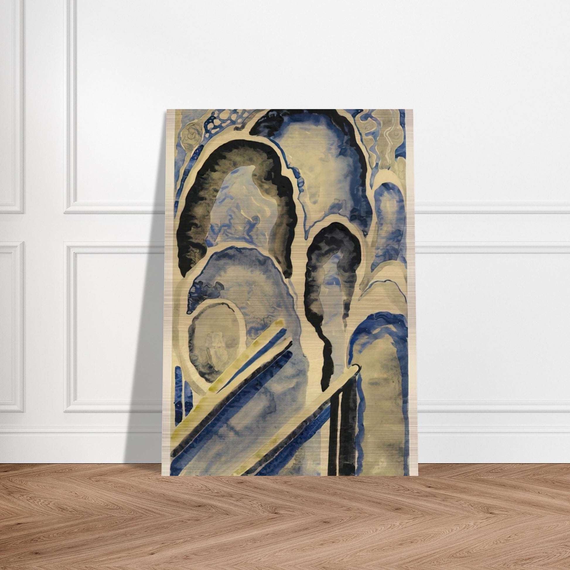 Blue-01 - Georgia O'Keeffe Brushed Aluminum Print - 70x100 cm / 28x40 inches | Georgia O'Keeffe Aluminum Print | Georgia O'Keeffe Prints